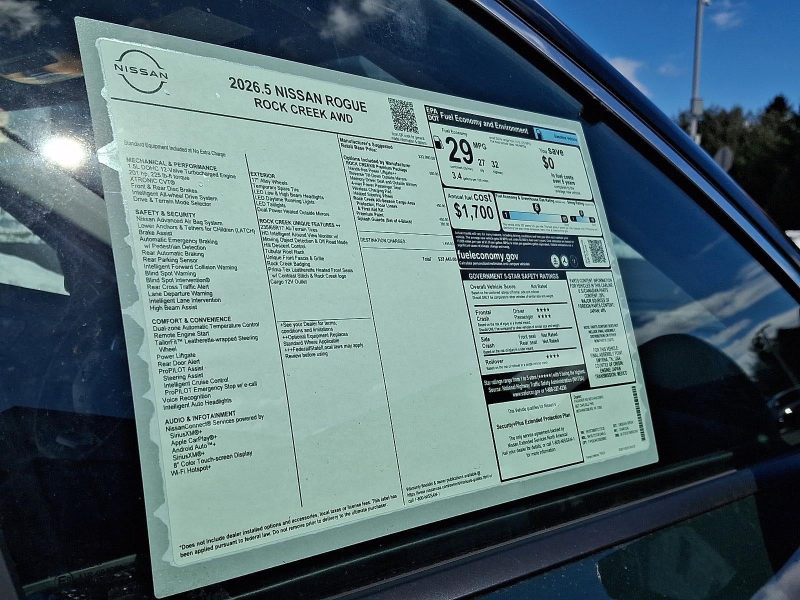 2026 Nissan Rogue Rock Creek®