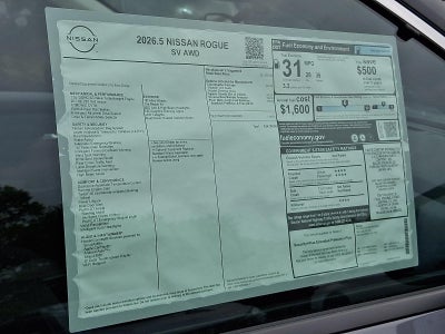 2026 Nissan Rogue SV