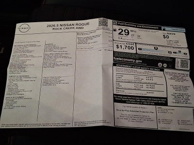 2026 Nissan Rogue Rock Creek®