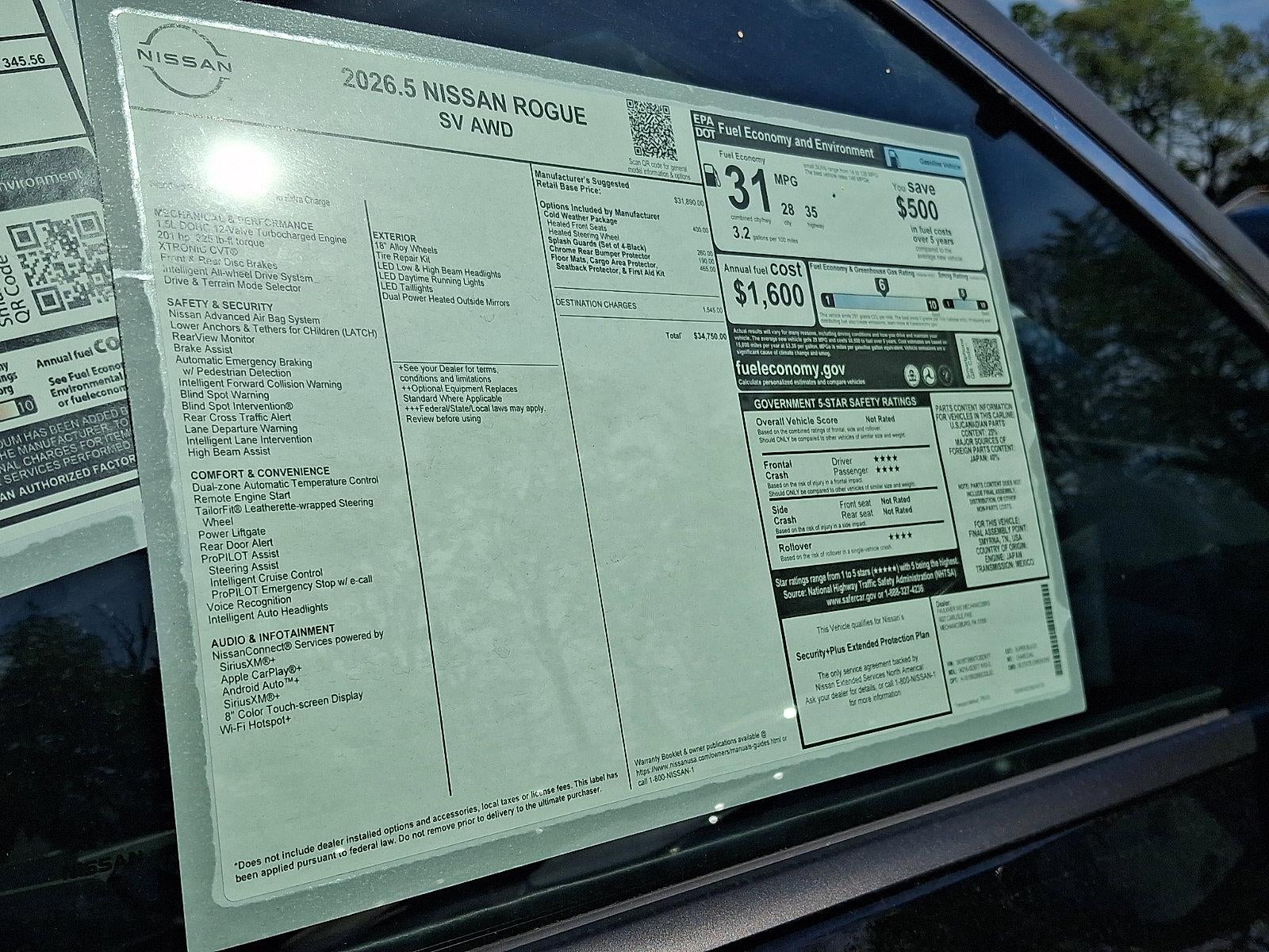 2026 Nissan Rogue SV