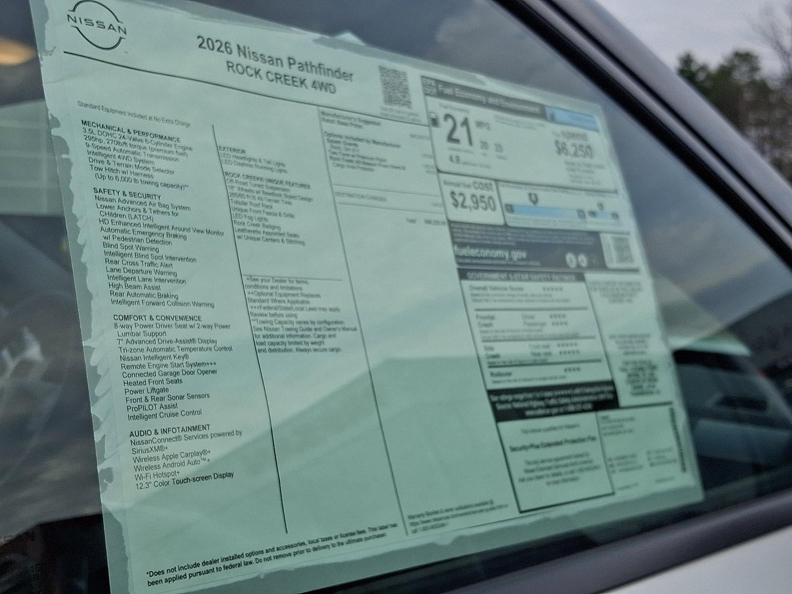 2026 Nissan Pathfinder Rock Creek®