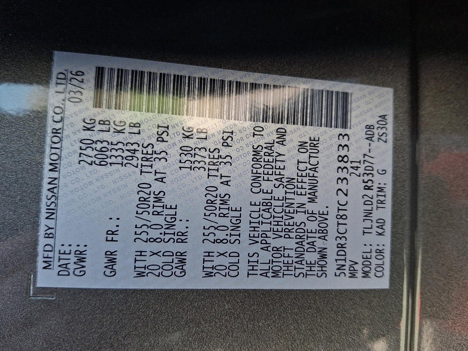 2026 Nissan Pathfinder SL