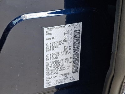 2026 Nissan Pathfinder Platinum