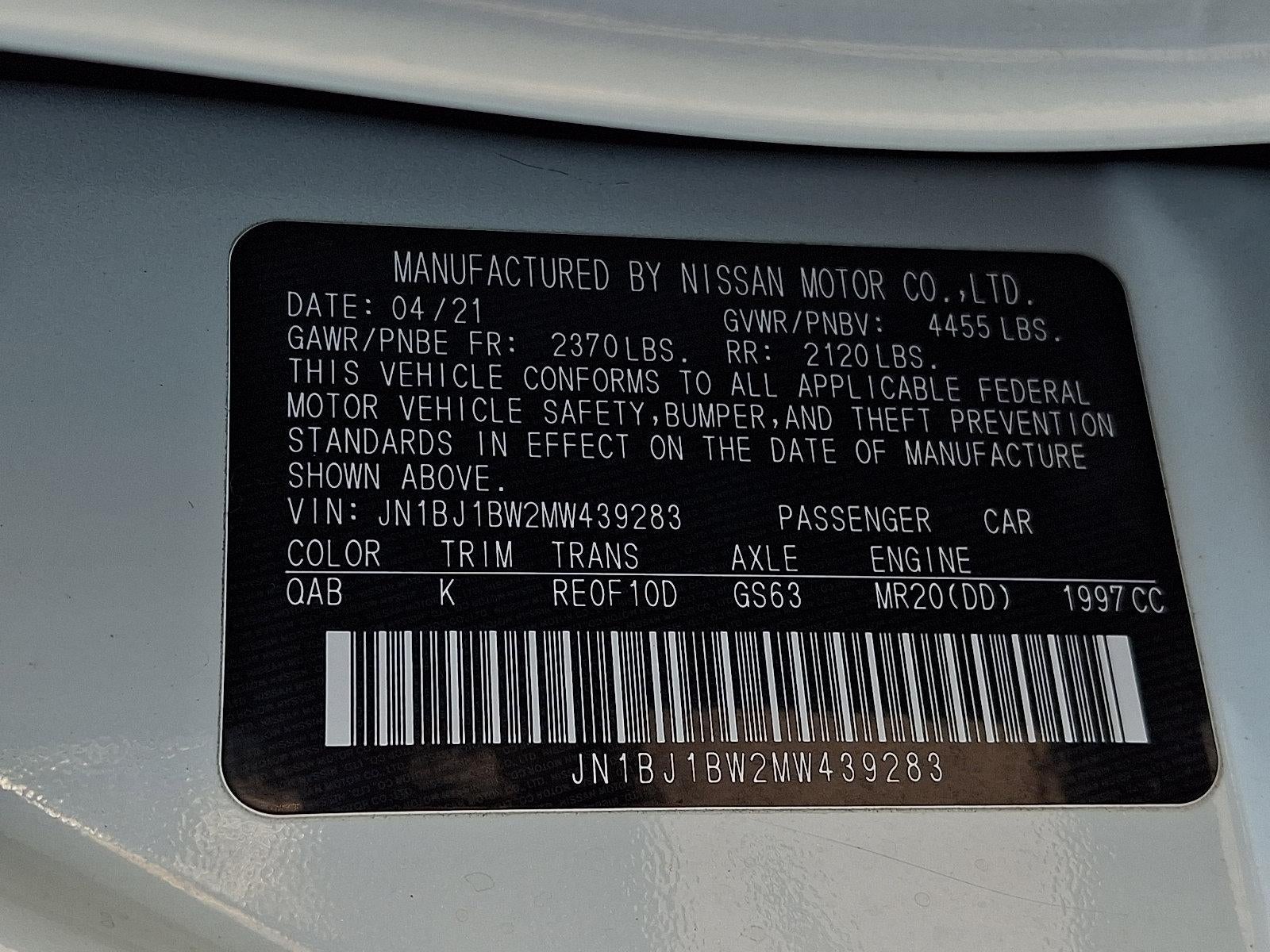 2021 Nissan Rogue Sport AWD SV