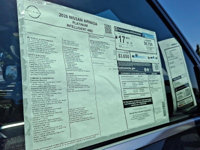 2026 Nissan Armada Platinum