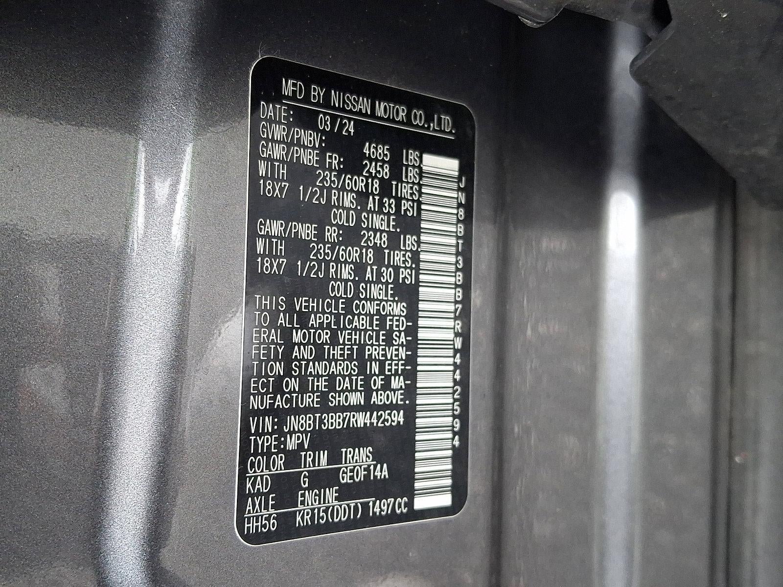 2024 Nissan Rogue SV