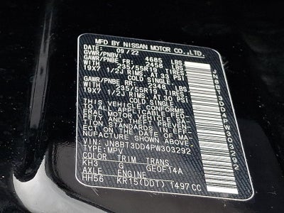 2023 Nissan Rogue Platinum