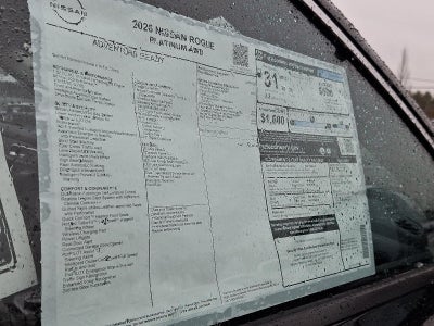 2026 Nissan Rogue Platinum