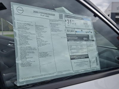 2026 Nissan Rogue Platinum