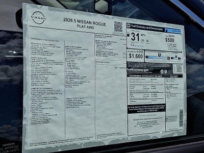 2026 Nissan Rogue Platinum