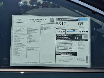 2026 Nissan Rogue Platinum