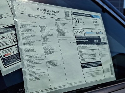 2026 Nissan Rogue Platinum
