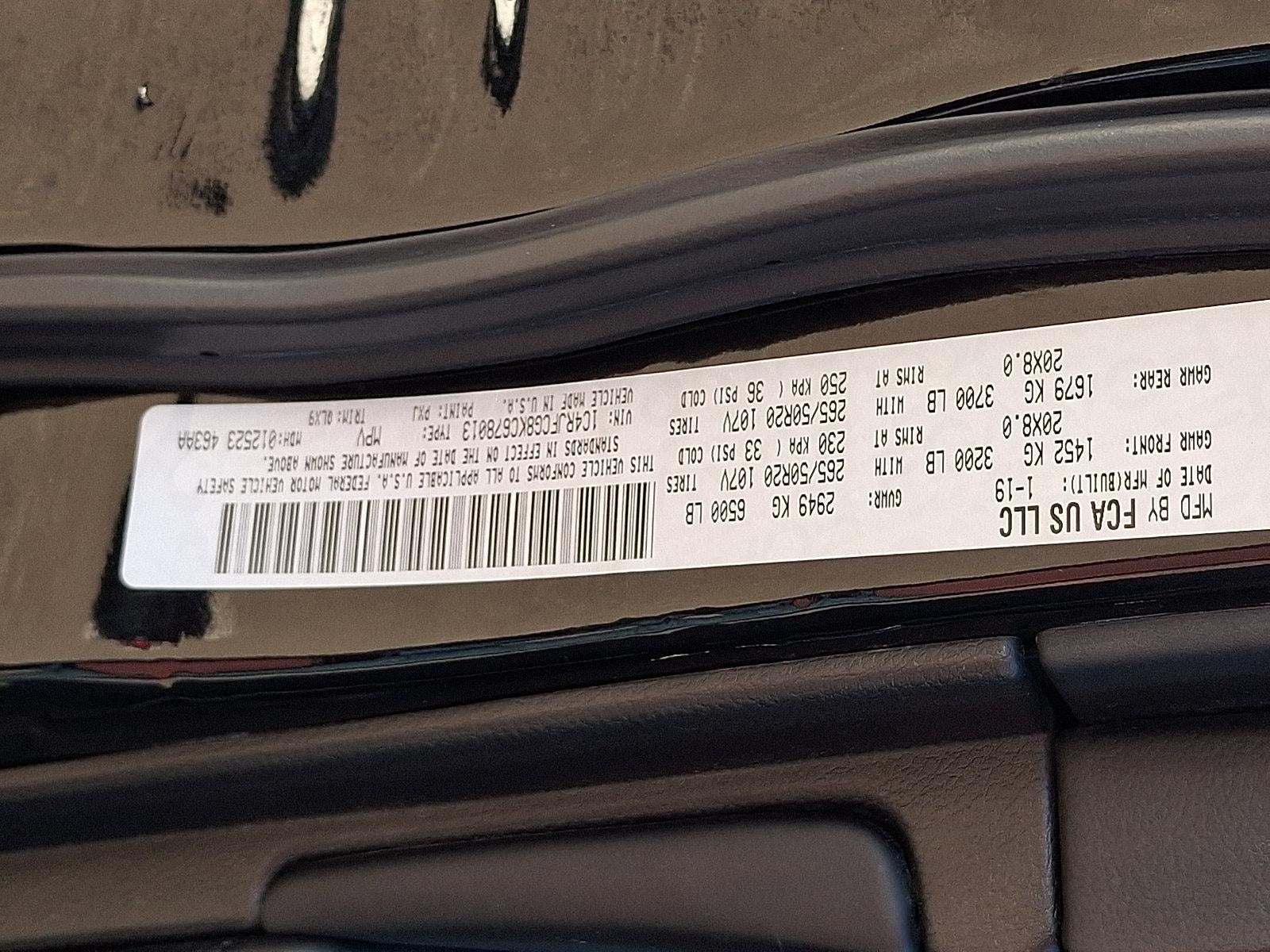 2019 Jeep Grand Cherokee High Altitude 4x4