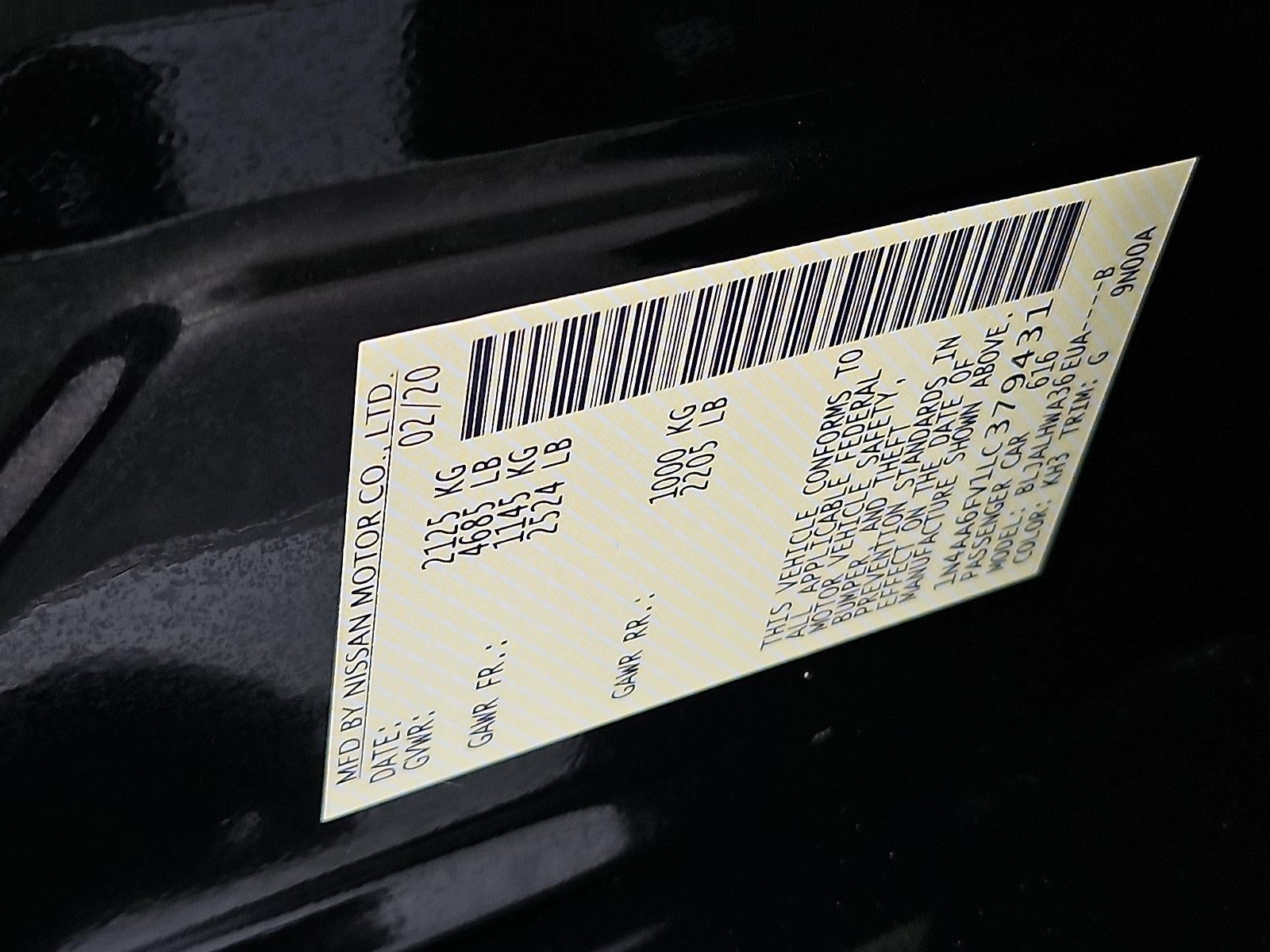 2020 Nissan Maxima Platinum