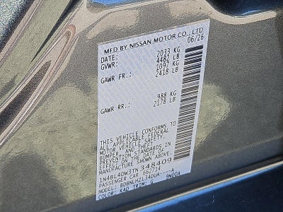 2026 Nissan Altima SV