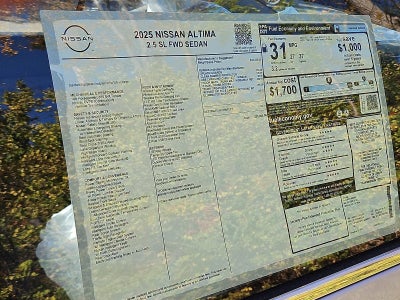 2025 Nissan Altima SL