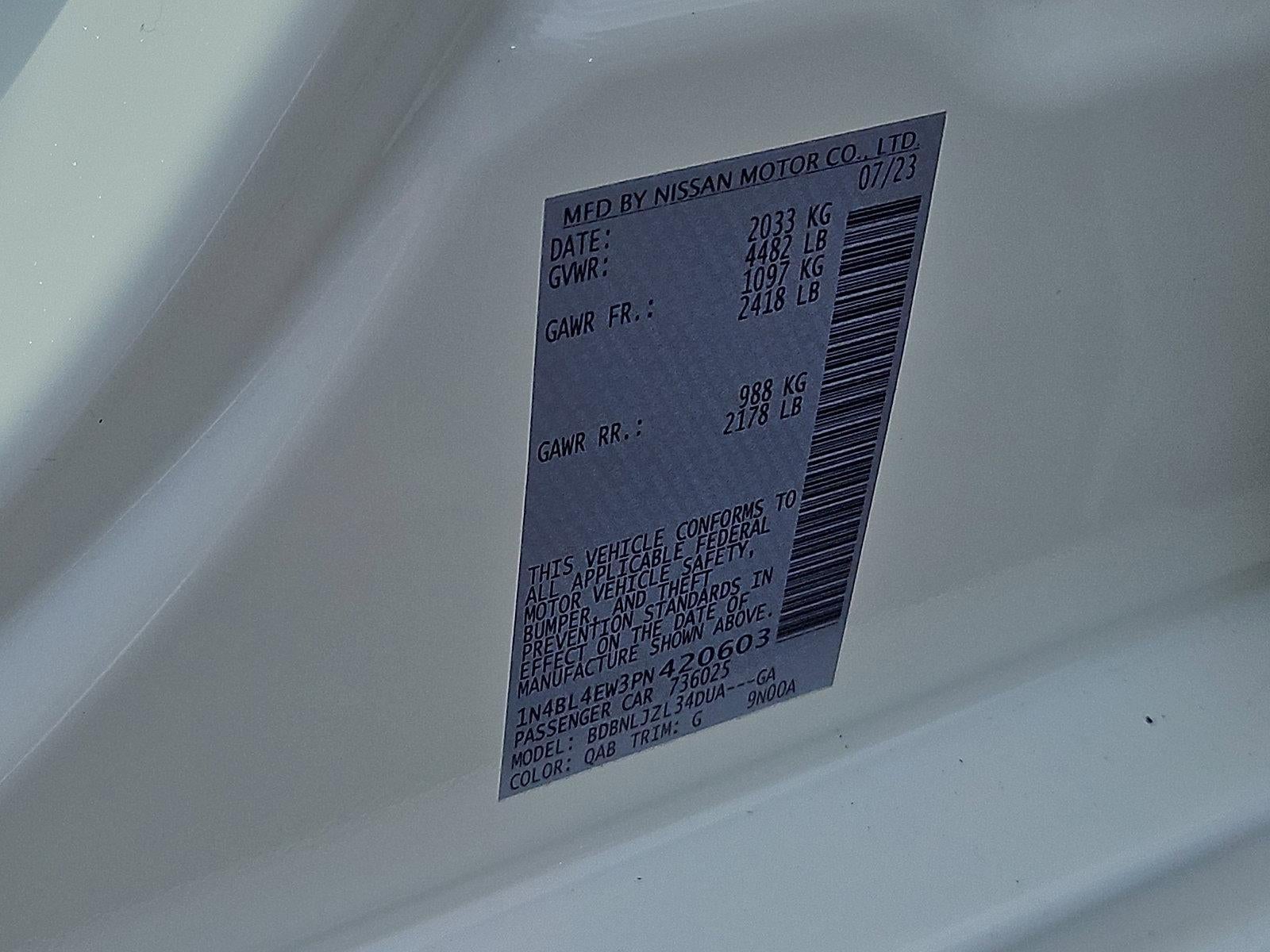 2023 Nissan Altima SL