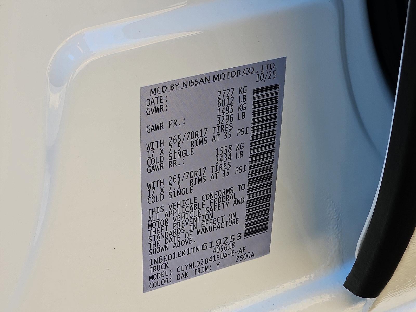 2026 Nissan Frontier Crew Cab PRO-4X®