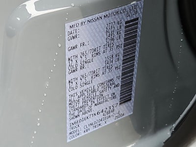 2026 Nissan Frontier Crew Cab PRO-4X®