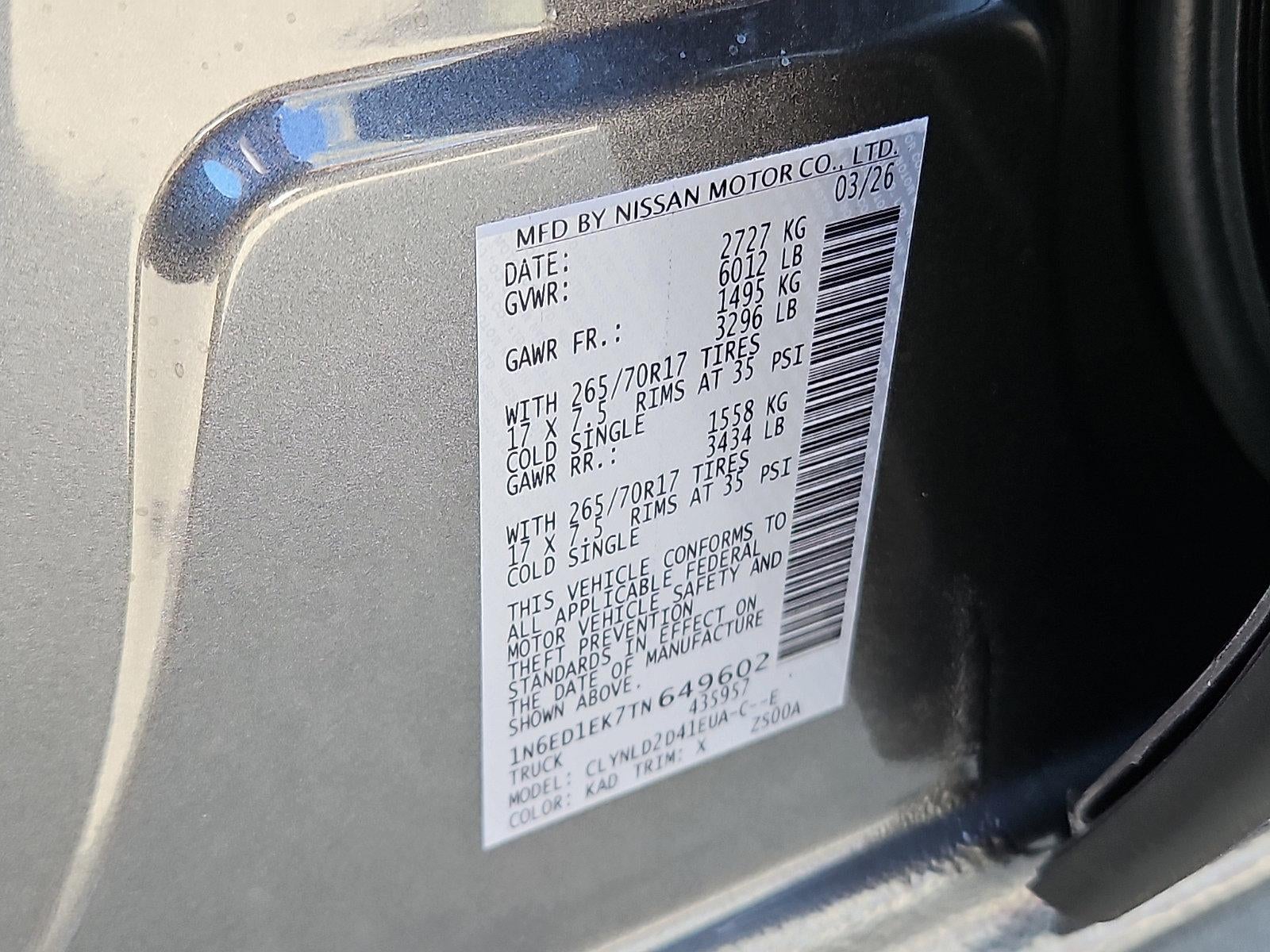 2026 Nissan Frontier Crew Cab PRO-4X®