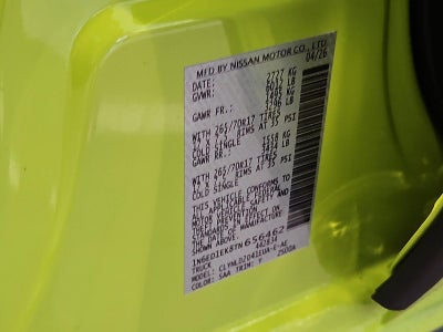 2026 Nissan Frontier Crew Cab PRO-4X®