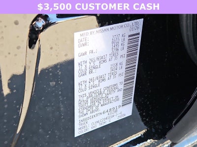 2026 Nissan Frontier Crew Cab SV