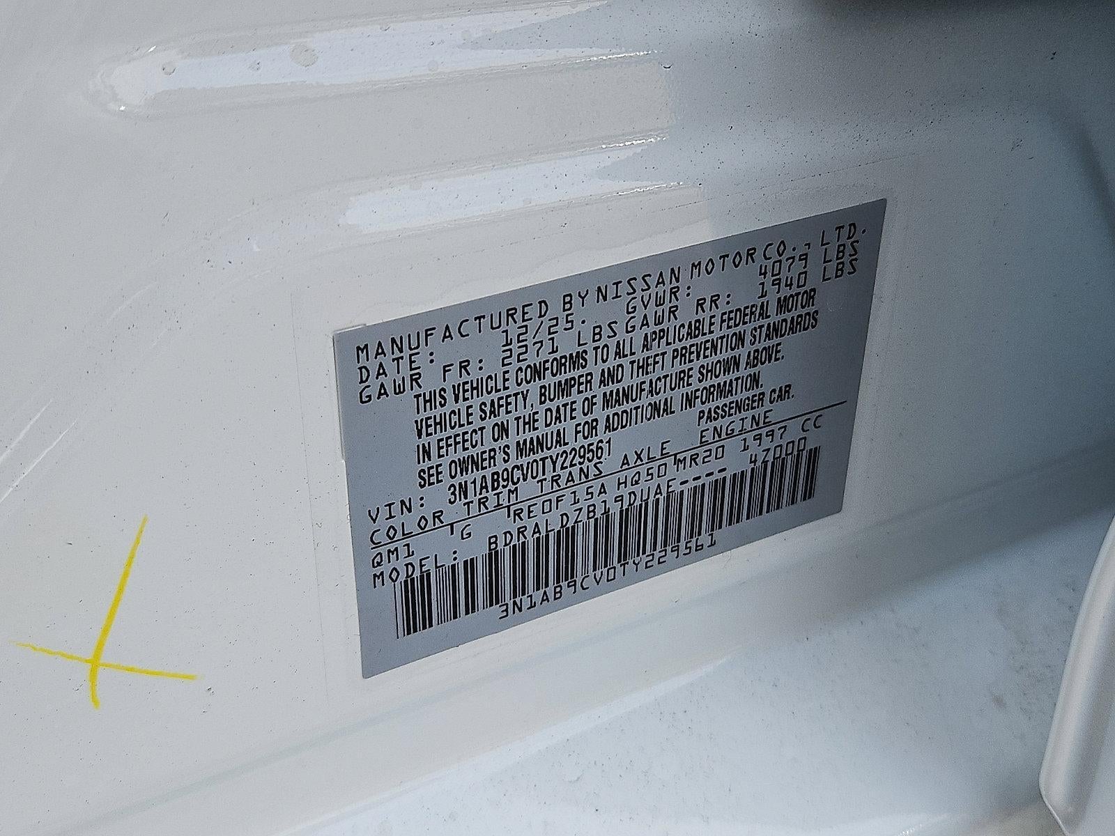 2026 Nissan Sentra SV