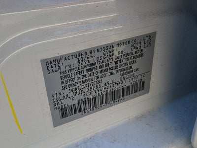 2026 Nissan Sentra SV