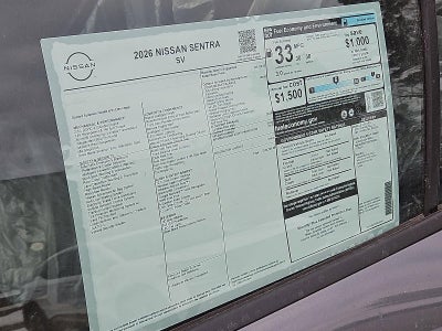 2026 Nissan Sentra SV