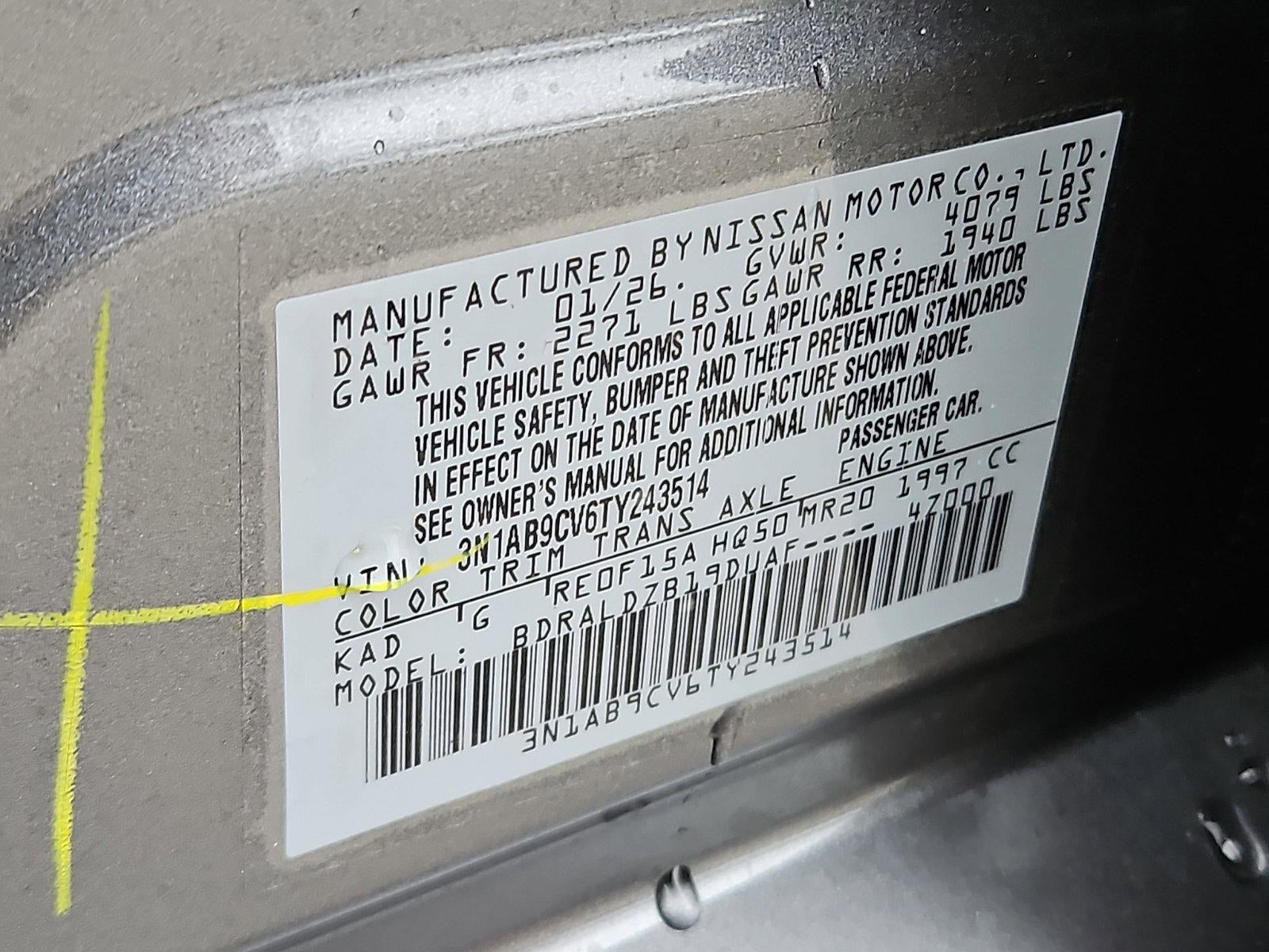 2026 Nissan Sentra SV