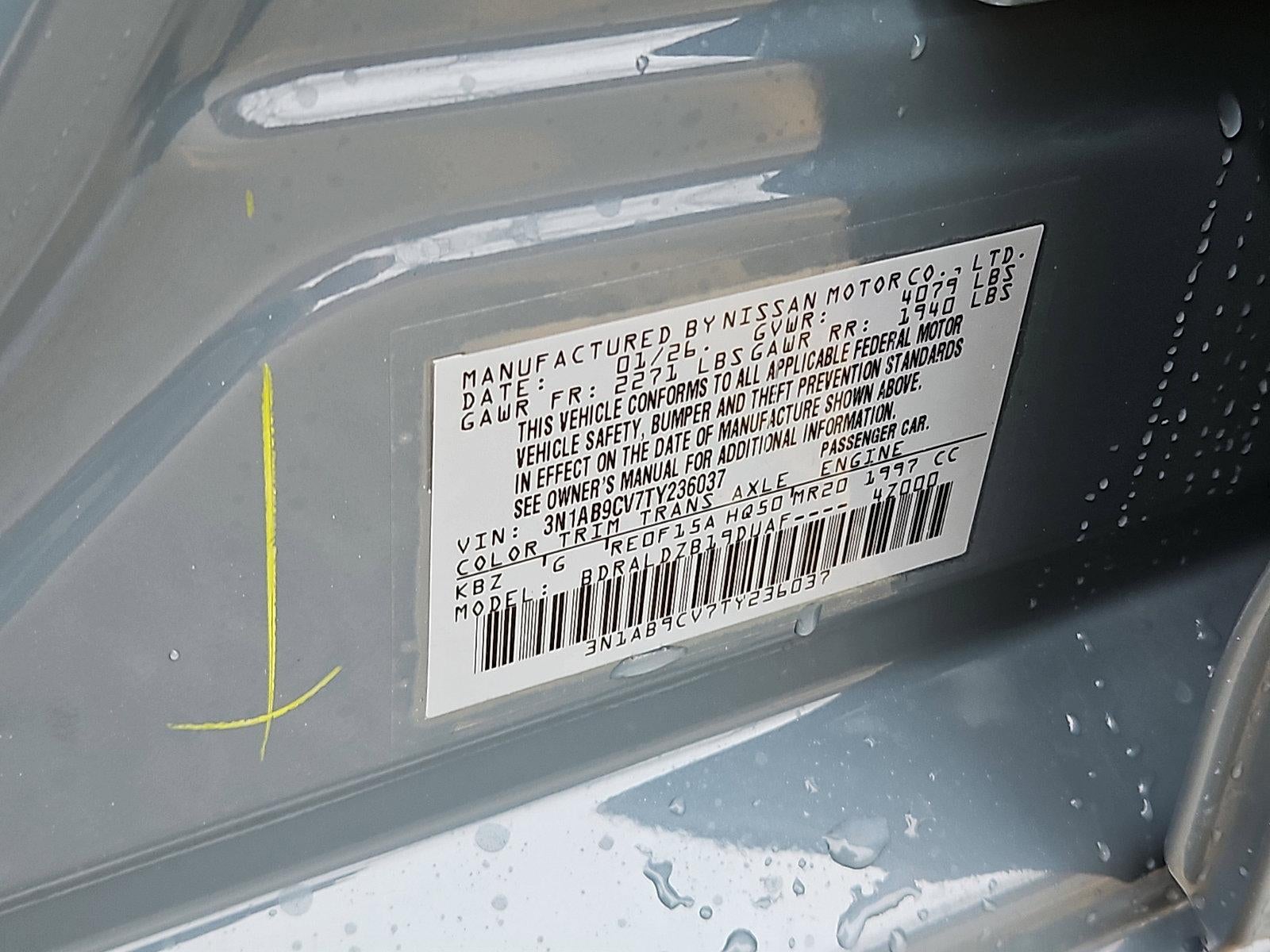 2026 Nissan Sentra SV