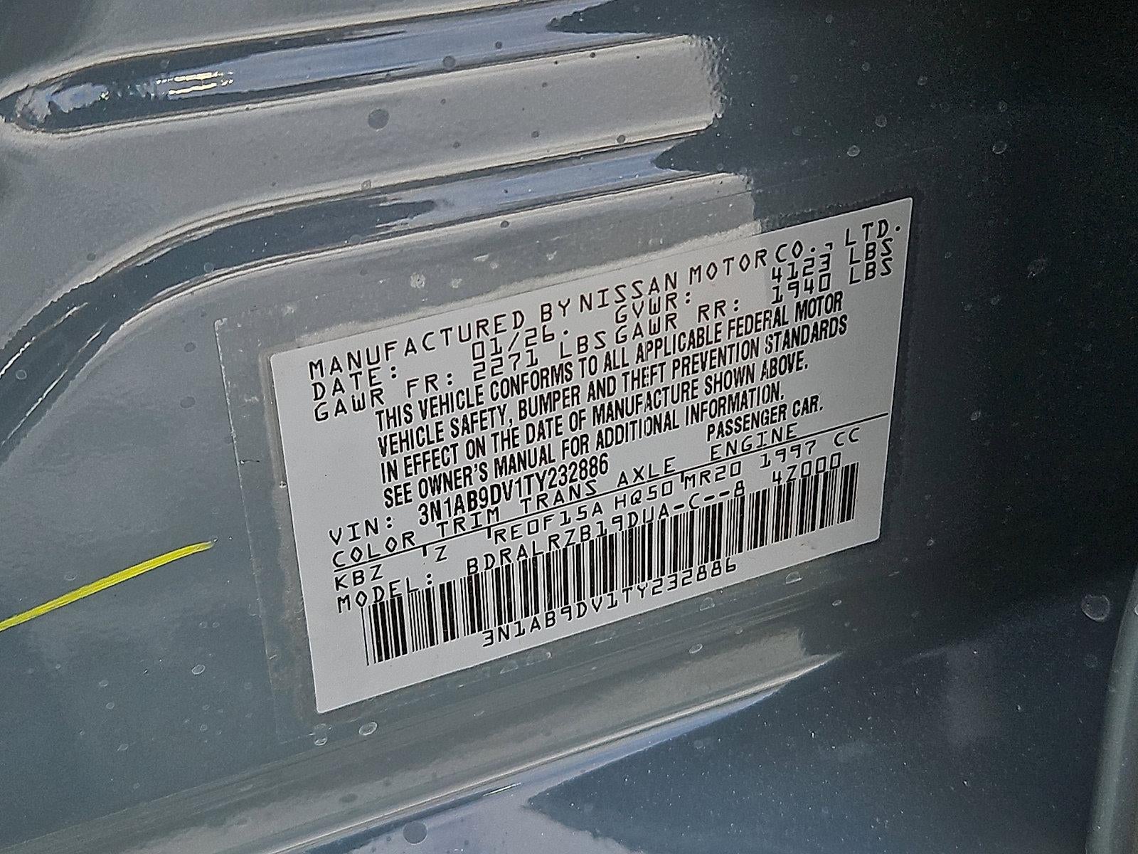 2026 Nissan Sentra SR