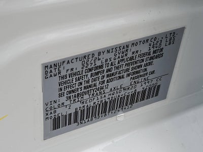 2026 Nissan Sentra SR