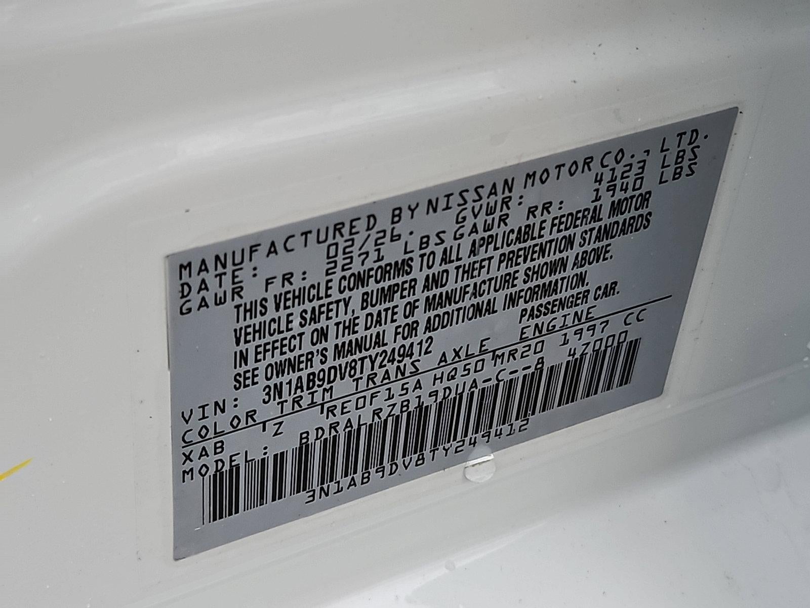 2026 Nissan Sentra SR