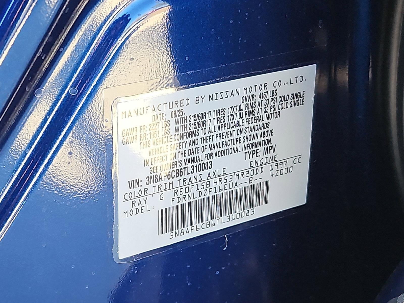 2026 Nissan Kicks SV