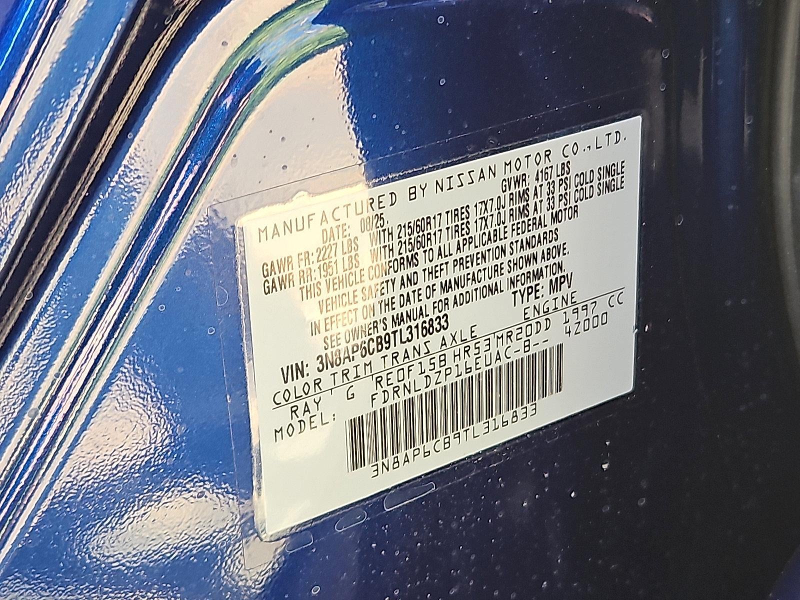 2026 Nissan Kicks SV