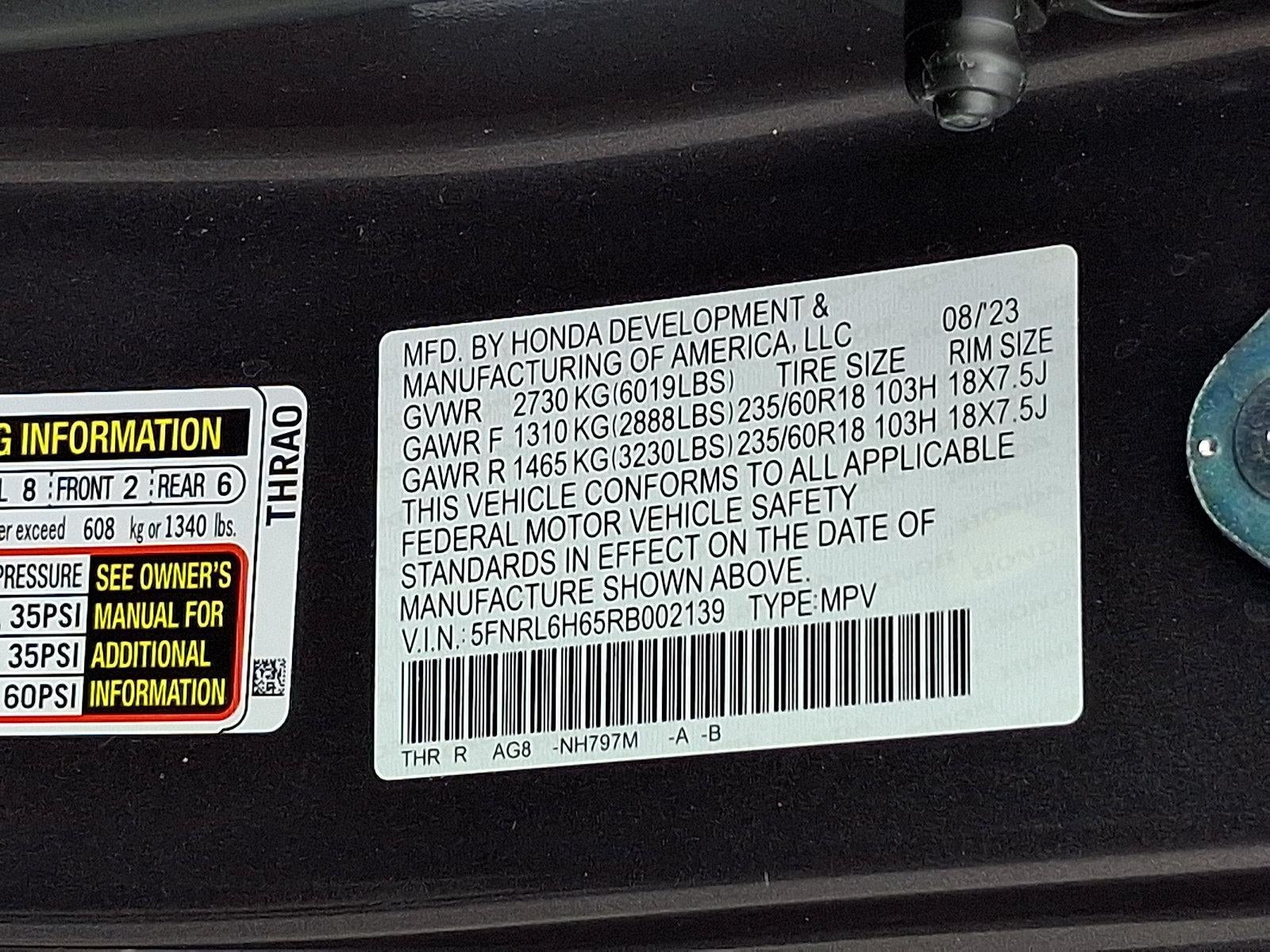2024 Honda Odyssey EX-L Auto