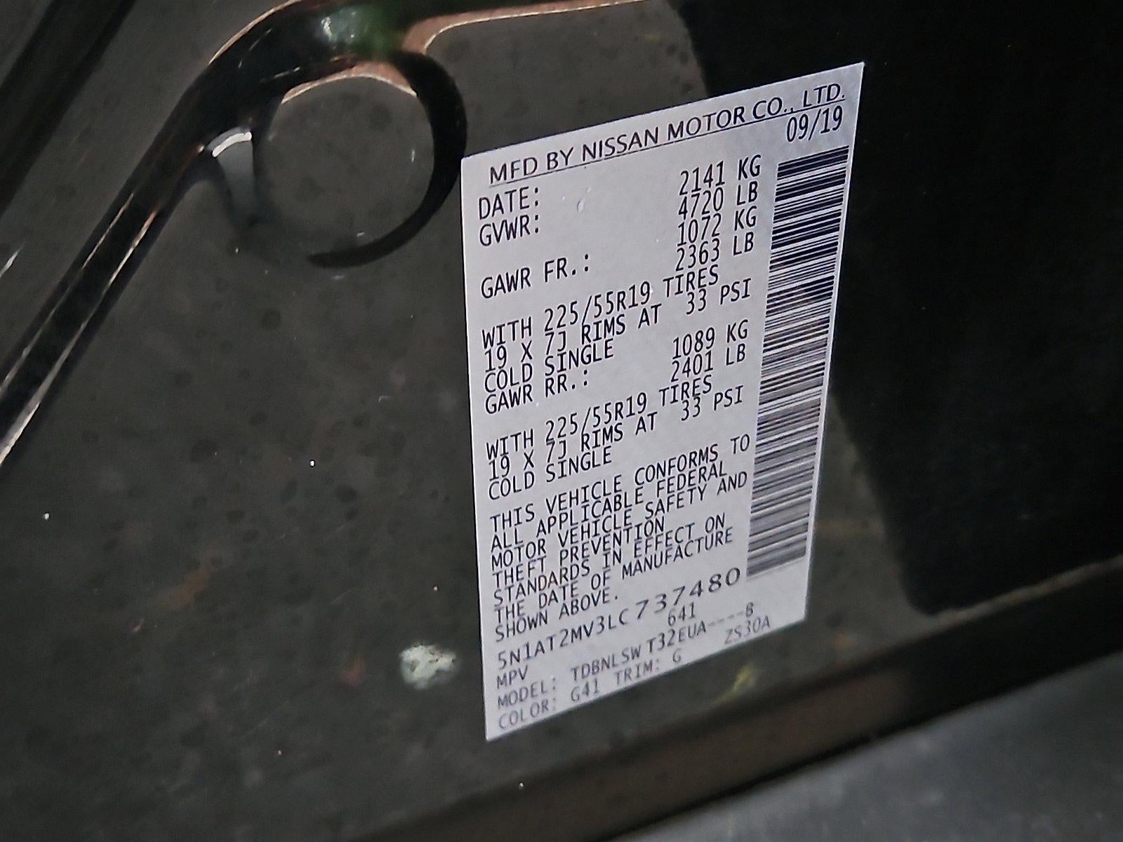 2020 Nissan Rogue AWD SL