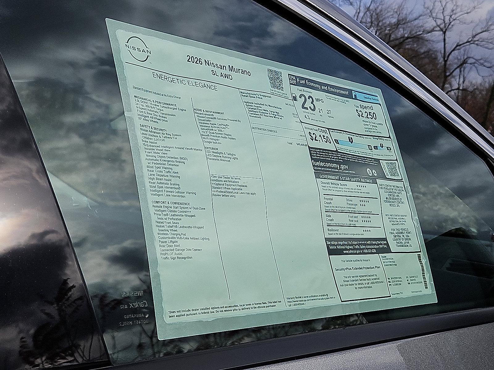 2026 Nissan Murano SL