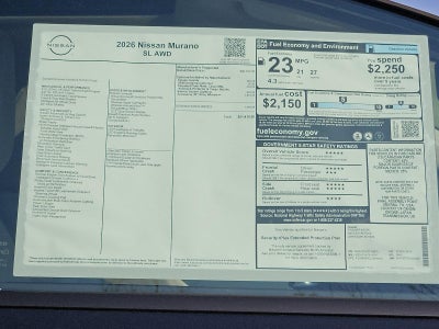 2026 Nissan Murano AWD SL