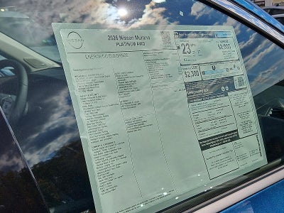 2026 Nissan Murano AWD Platinum