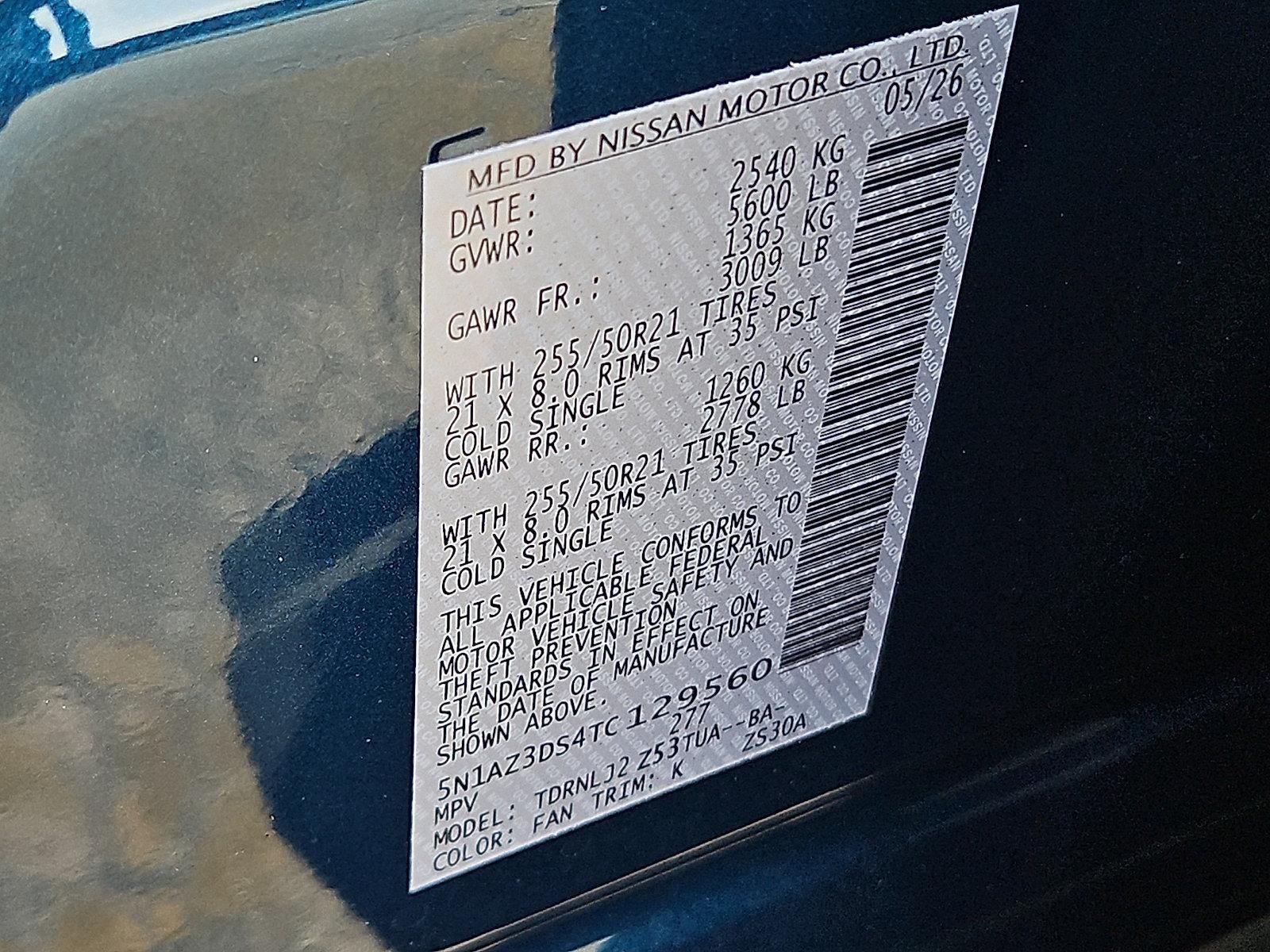 2026 Nissan Murano Platinum