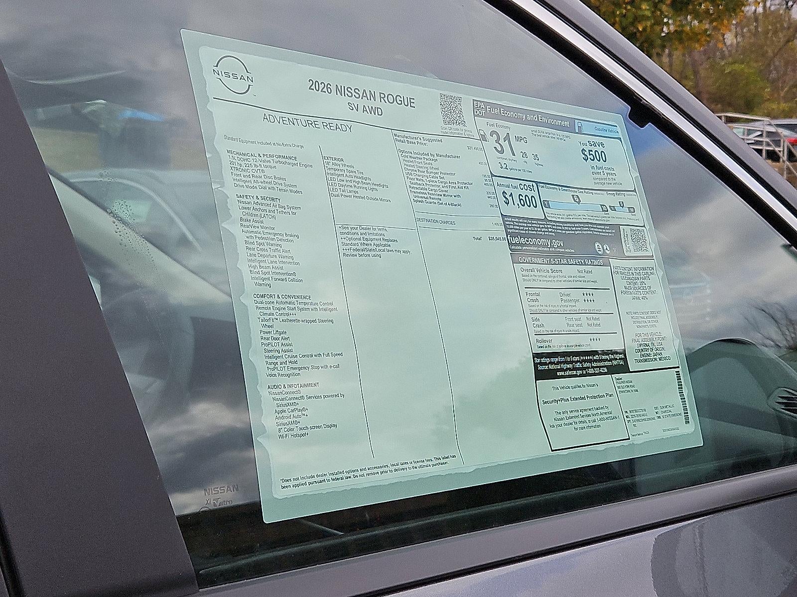 2026 Nissan Rogue SV