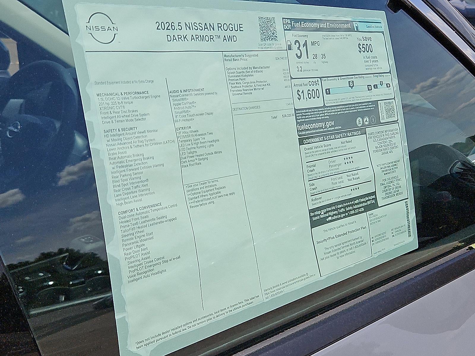 2026 Nissan Rogue Dark Armor™