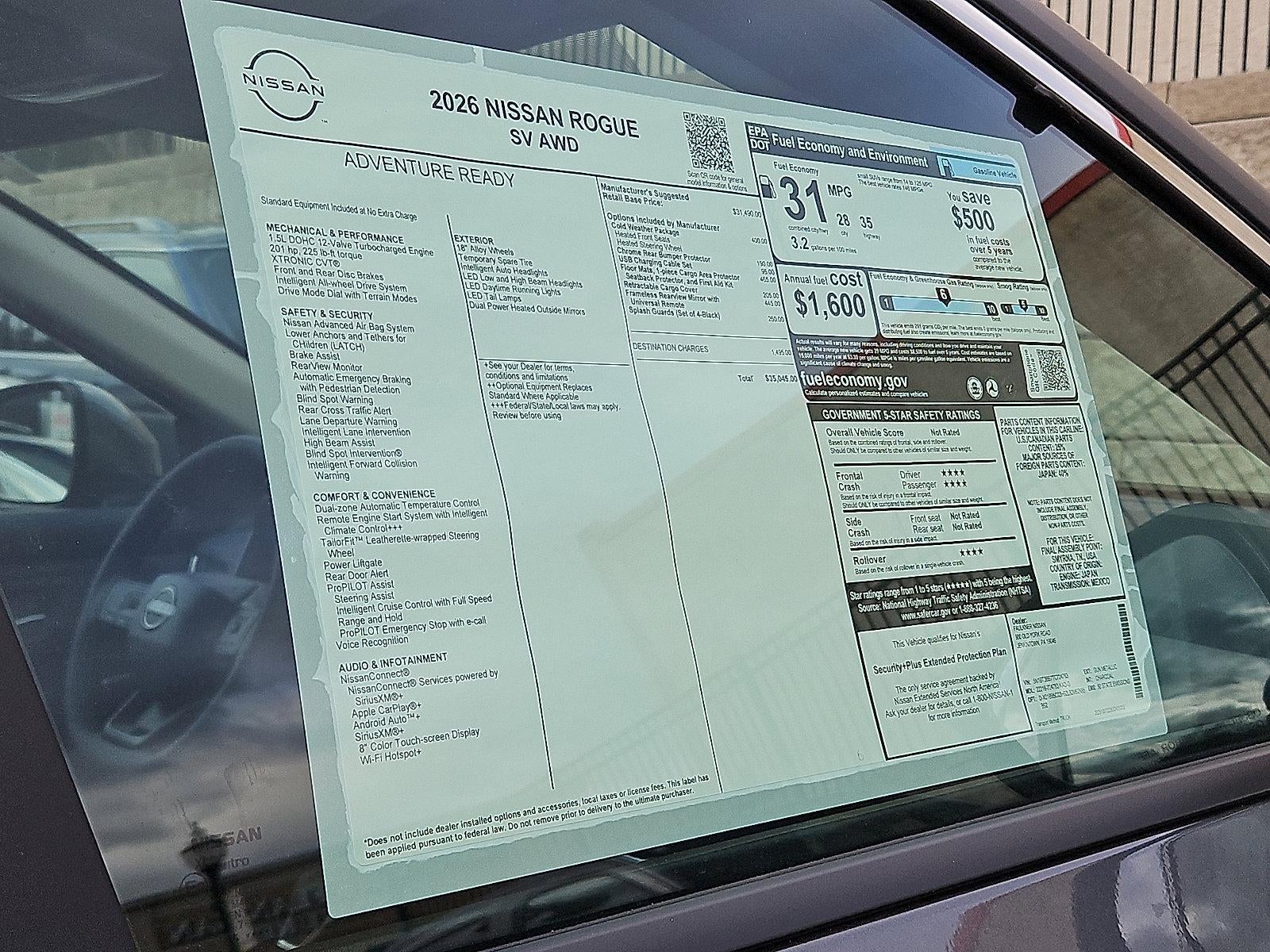 2026 Nissan Rogue SV