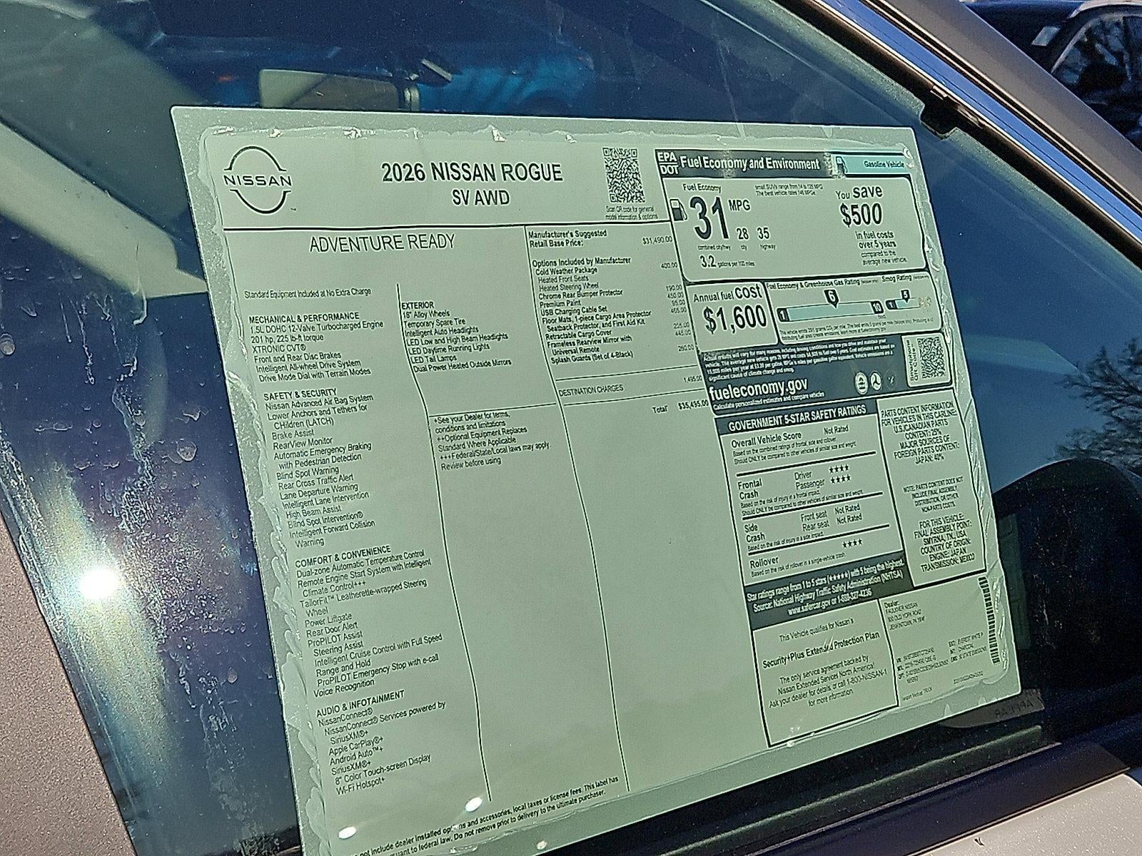 2026 Nissan Rogue SV