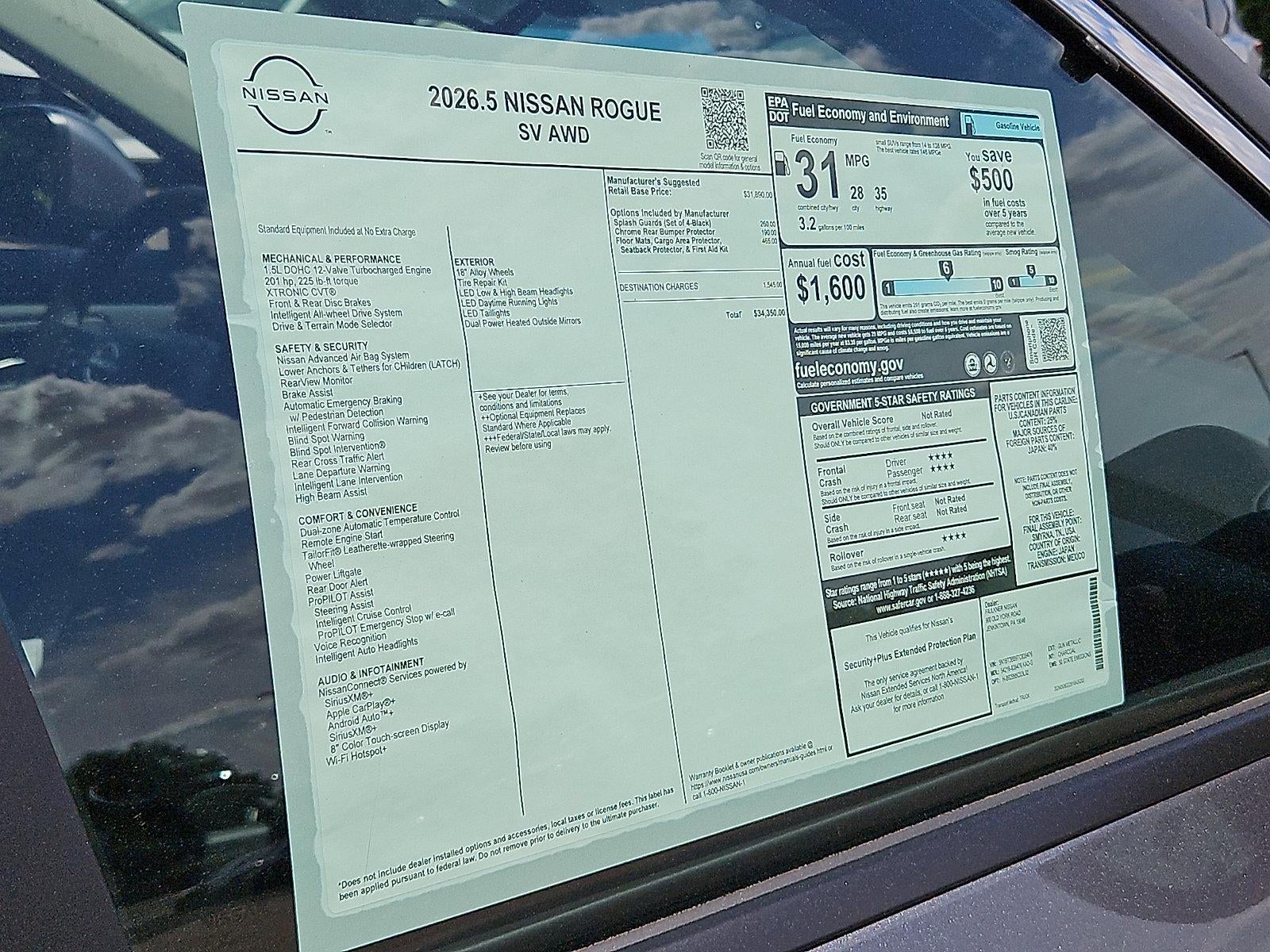 2026 Nissan Rogue SV