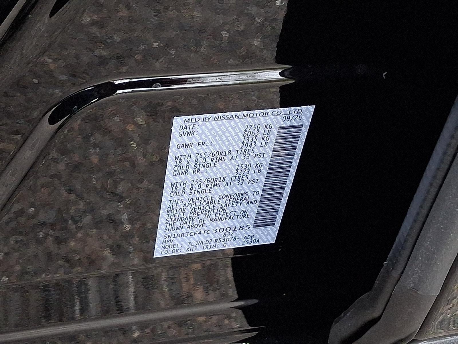 2026 Nissan Pathfinder SL