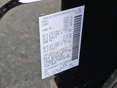 2026 Nissan Pathfinder Platinum