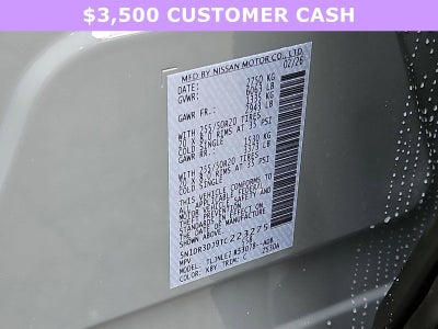 2026 Nissan Pathfinder Platinum